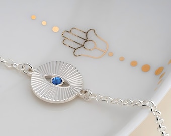Blue Evil Eye Bracelet