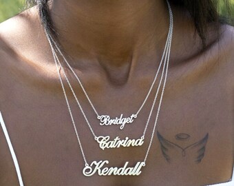 14K Gold Name Necklace