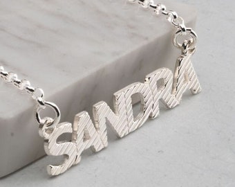 Unique Nameplate Necklace