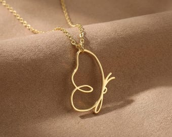 Sterling Silver Butterfly Necklace