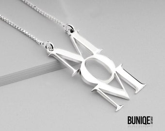 Vertical MOM Necklace