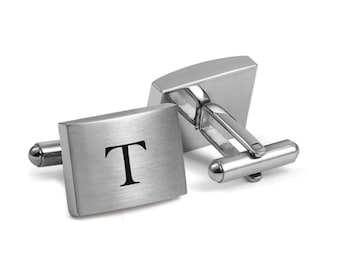Engraved Square Cufflinks