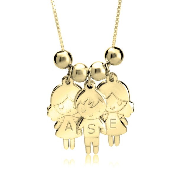 Boy Girl Necklace Etsy