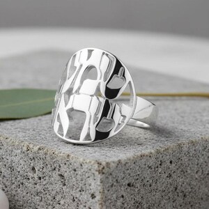 Shema Israel Ring, Sterling Silver 925 Hebrew Band, Handmade Jewish Jewelry