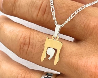 Two Tone Chai Necklace