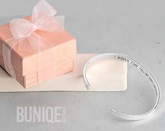 Custom Cuff Bracelet Sterling Silver
