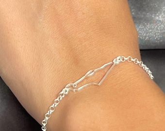 Map of Israel Bracelet