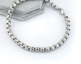 Box Chain Bracelet for Men