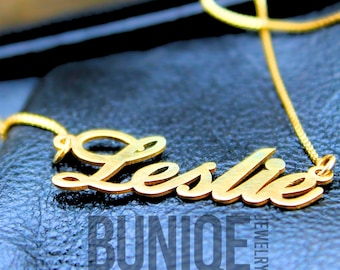 14K Gold Name Necklace