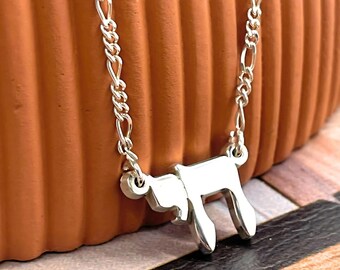 Hebrew Chai Necklace Sterling Silver