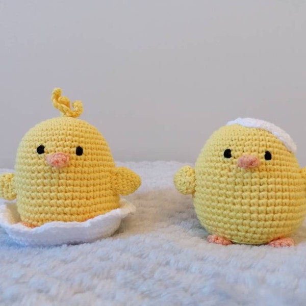 Crochet Amigurumi Easter Chick - Handmade Easter Chick Crochet Gift - Easter Chick Soft Toy - Easter Chick Plush.