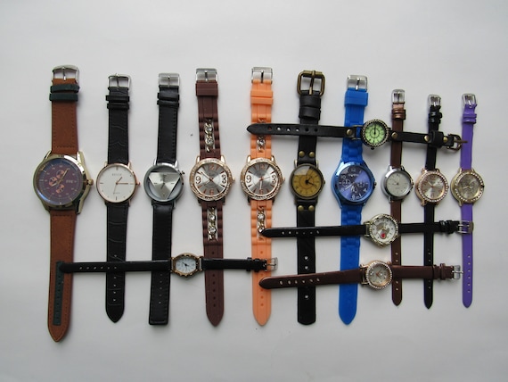 Lot of 14 assorted vintage watches - not running - image 1