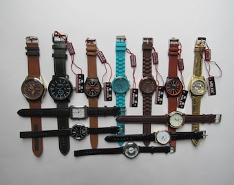 Lot of 12 assorted vintage watches - not running