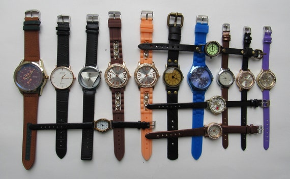 Lot of 14 assorted vintage watches - not running - image 6