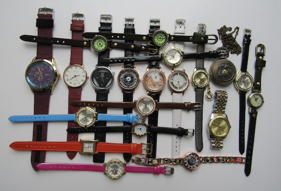Lot of 20 assorted vintage watches - not running - image 9