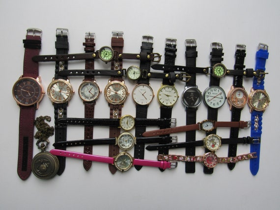 Lot of 20 assorted vintage watches - not running - image 1