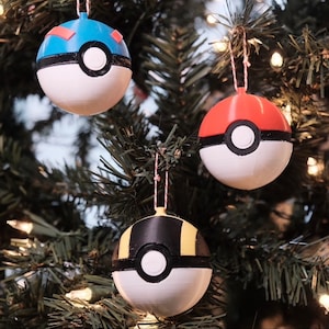 Pokeball ornament