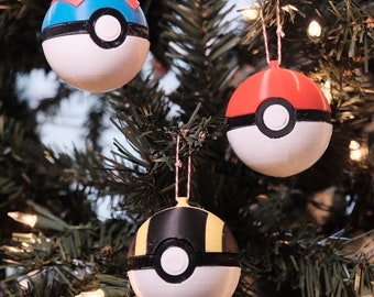 Pokeball ornament