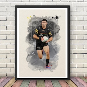 Beauden Barrett All Black Rugby Poster - Etsy New Zealand