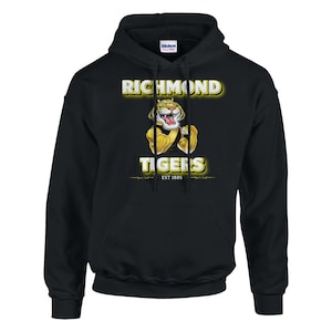 Richmond Tigers AFL Hoodie – Classic Unisex Pullover | Aussie Rules | Footy | Vintage