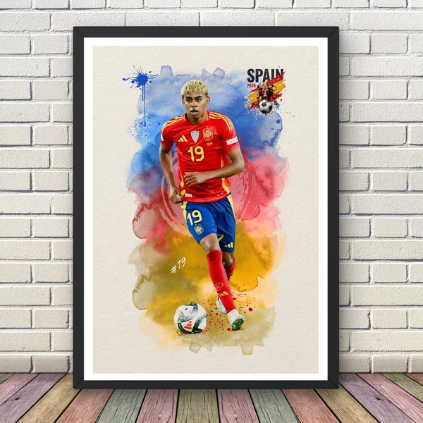 Lamine Yamal Poster Etsy lamine-yamal-poster-etsy