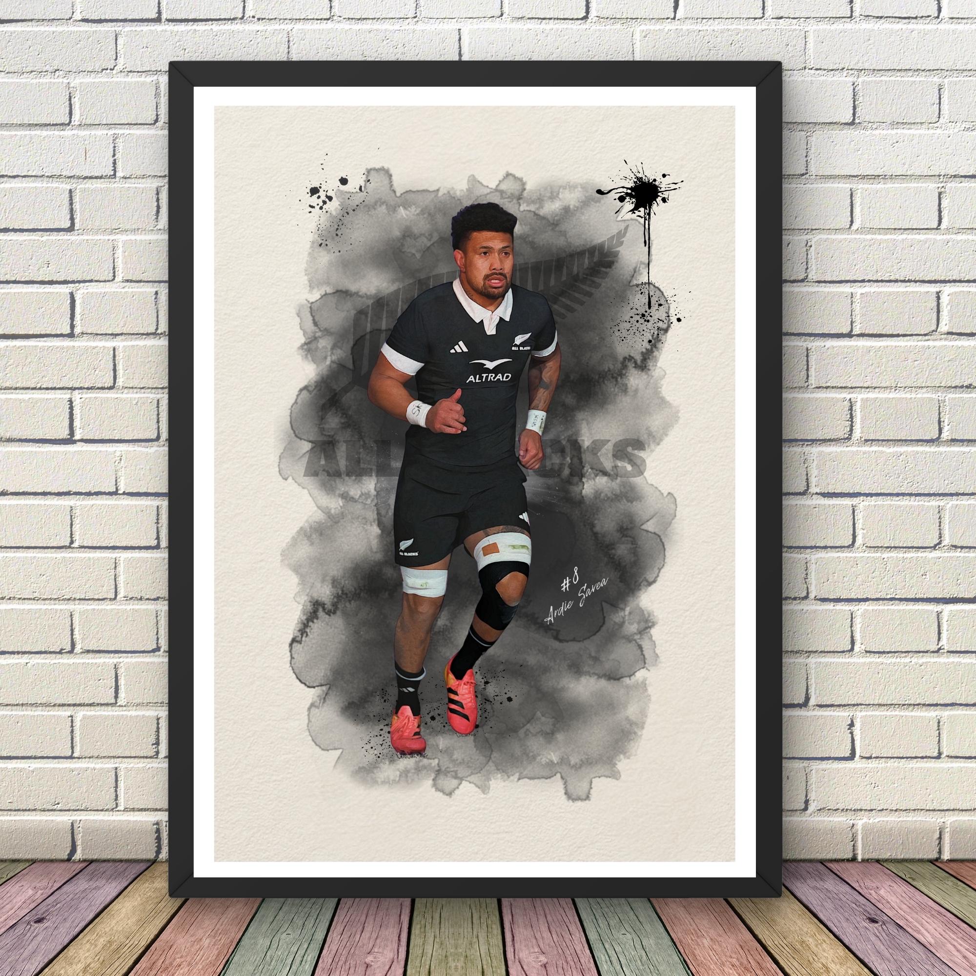 All Blacks Rugby Print - Etsy