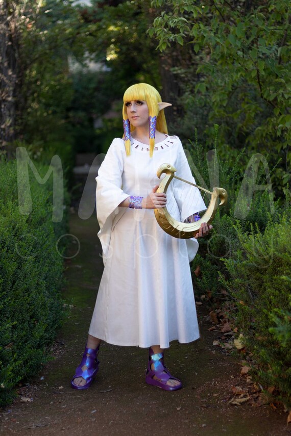 Zelda Cosplay White Dress - Etsy Finland