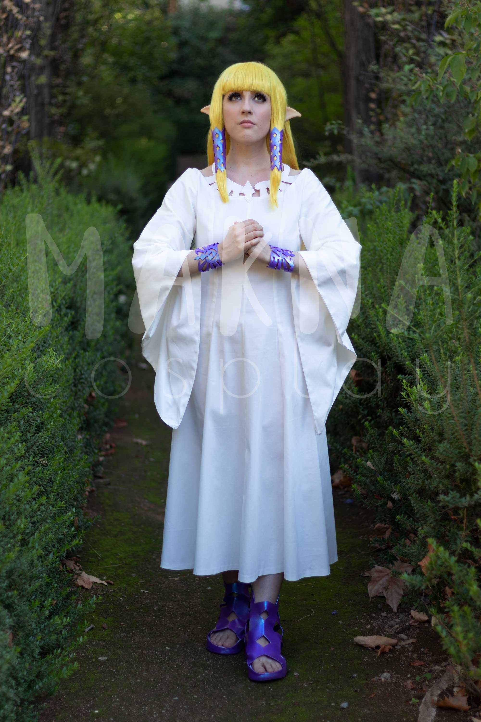 Zelda Cosplay White Dress - Etsy Finland