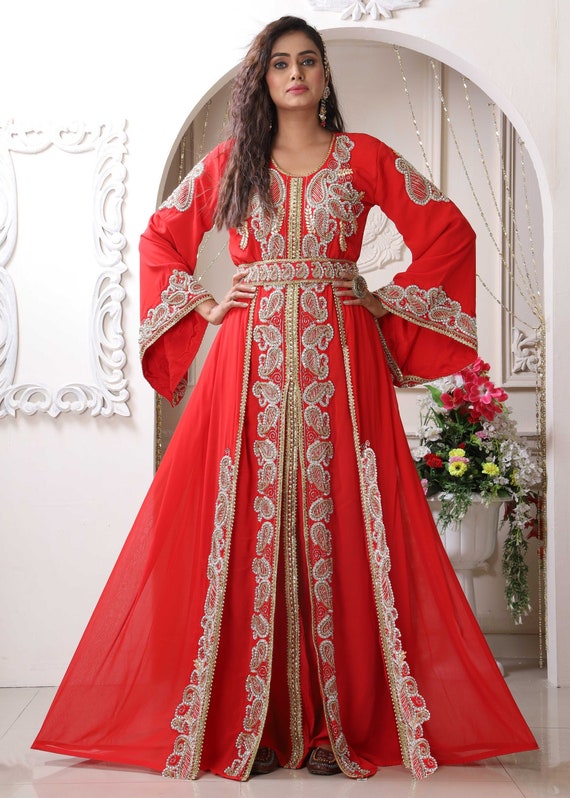 Moroccan Kaftan Wedding Dress