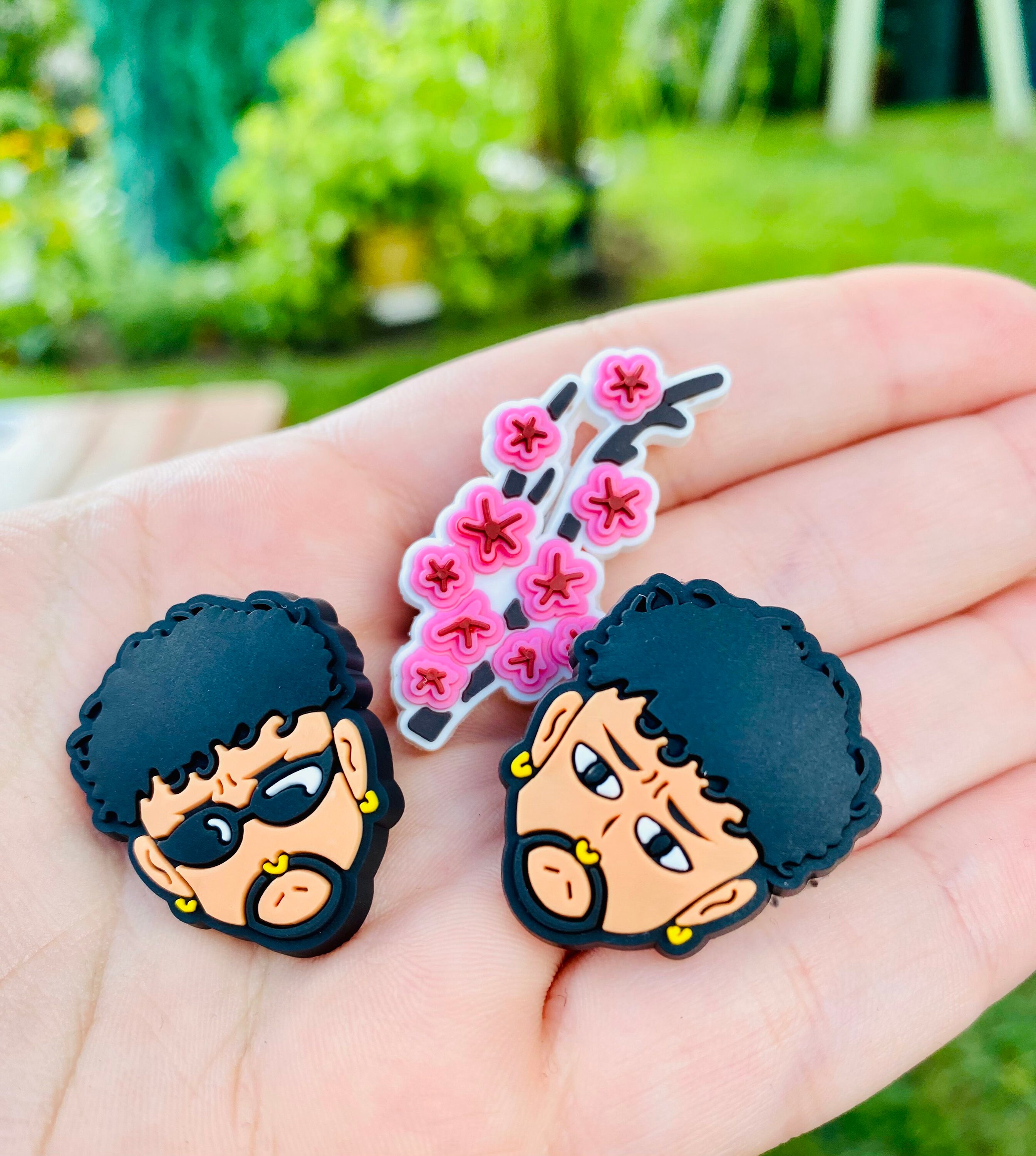 etsy bad bunny croc charms