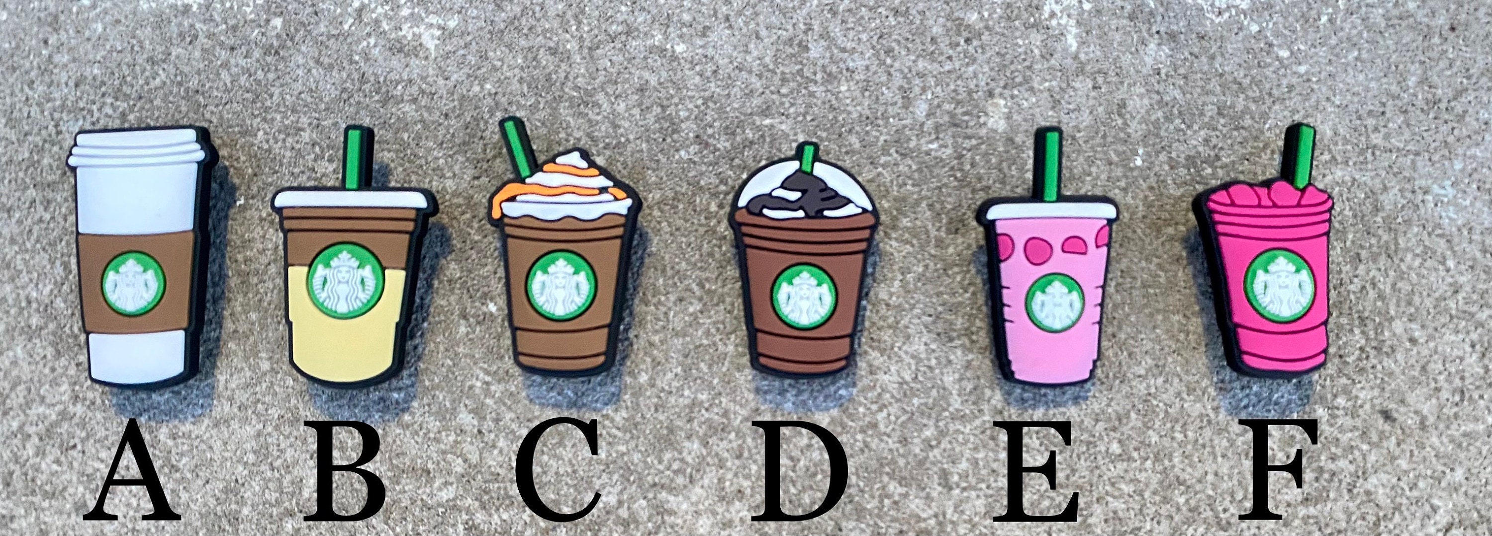 Starbucks Caramel Frappacino Croc Charm – K Tex Charms