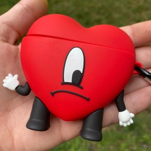 Un verano sin ti AirPod case, bad bunny AirPod case, AirPod 1,2, AirPod pro, best seller, heart AirPod case, latino merch image 4