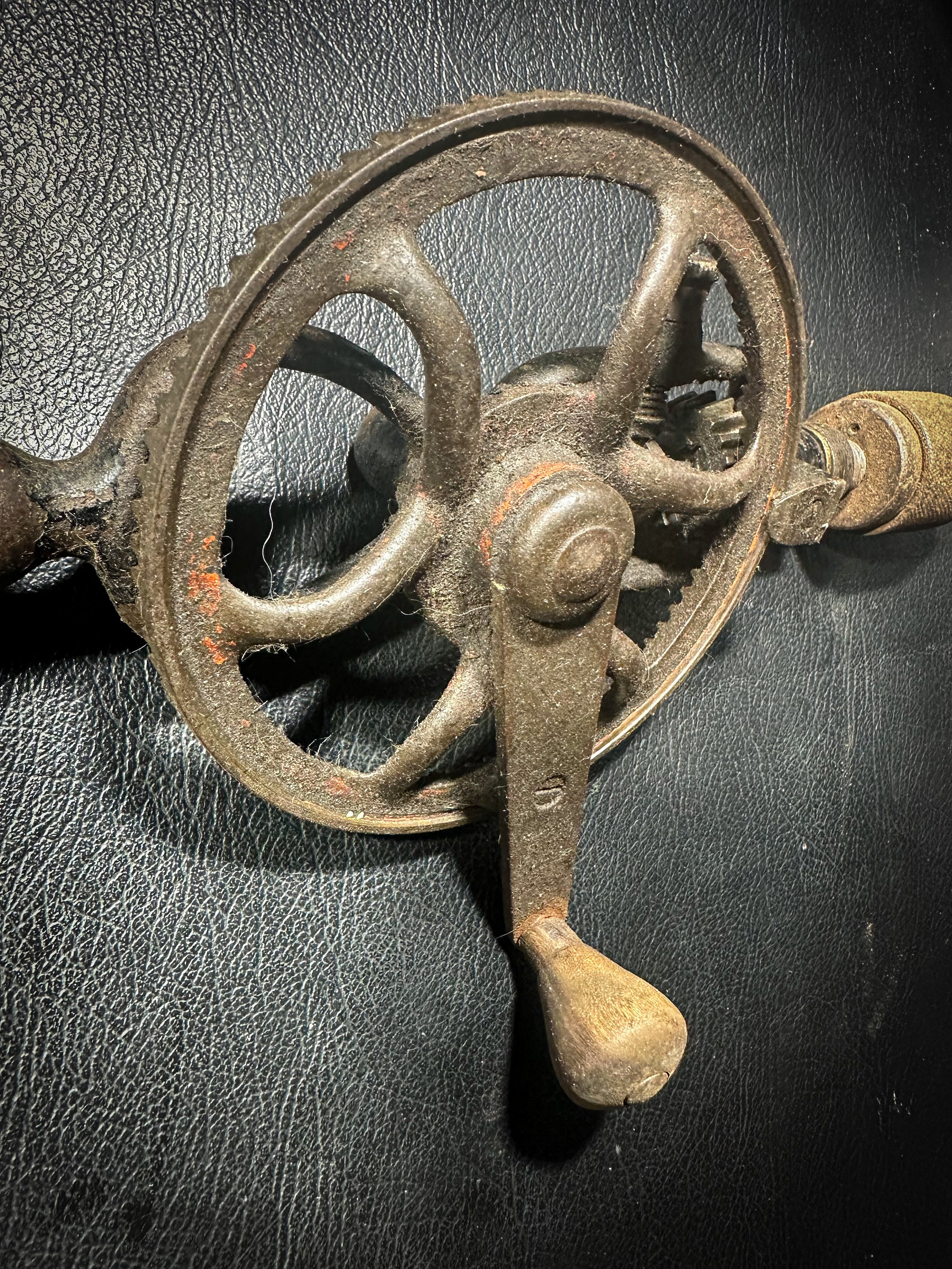 Antique Hand Drill Vintage Hand Tool Vintage Metal Tool Factory