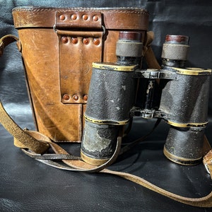 World War 2 Binoculars, Very Rare Red Army Optic, RKKA NAVY 7x50, Authentic Officer Gear, Bakelite and Brass,Hammer and Sickle, 1940s