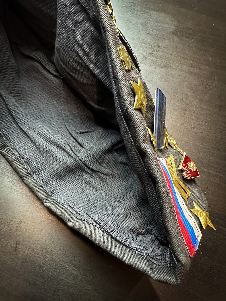 Soviet union red army pilotka russian military hat cap vintage pilotka