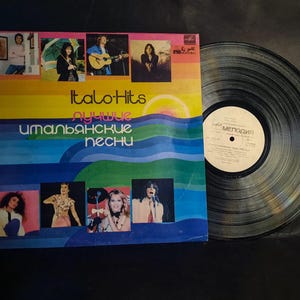 Vintage Italian Vinyl, Best Italian Songs 1982, Rare 80s Music, Italian Pop Classics, Retro Vinyl Record, 1980s Italian Hits, USSR LP