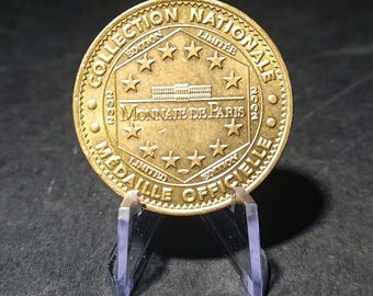 Ficha turística, Montmartre, Gran mosaico del coro, Basílica del Sacré-Cœur, Recuerdo de París, Medalla conmemorativa, Monnaie de Paris