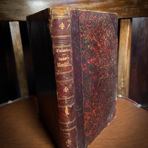 Medical Textbook, Antique Hardcover Book,  Internal Medicine, Education, Nonfiction Illustrated, 1890s, Bibliophile, Biology, Anatomy