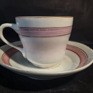 Kuznetsov Porcelain, Russian Imperial Porcelain, Rare Kuznetsov Porcelain, Coffee Duo, Riga Factory, M.C. Kuznetsov, Coffee Cup with Saucer