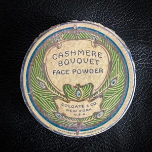 Antique Talc Powder Tin Antique Talc Powder Tin