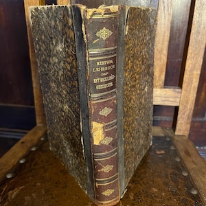 Antique German Embryology Book | Antique Medical Textbook | Oscar Hertwig 1888 | Lehrbuch Entwicklungsgeschichte | Rare Medical Science |