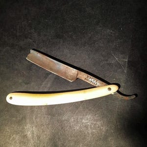 SOLINGEN Razor | Solingen Straight Razor | Vintage Folding Razor | German Barber Tool | Antique Shaving Razor | Solingen Blade |  EDME Razor