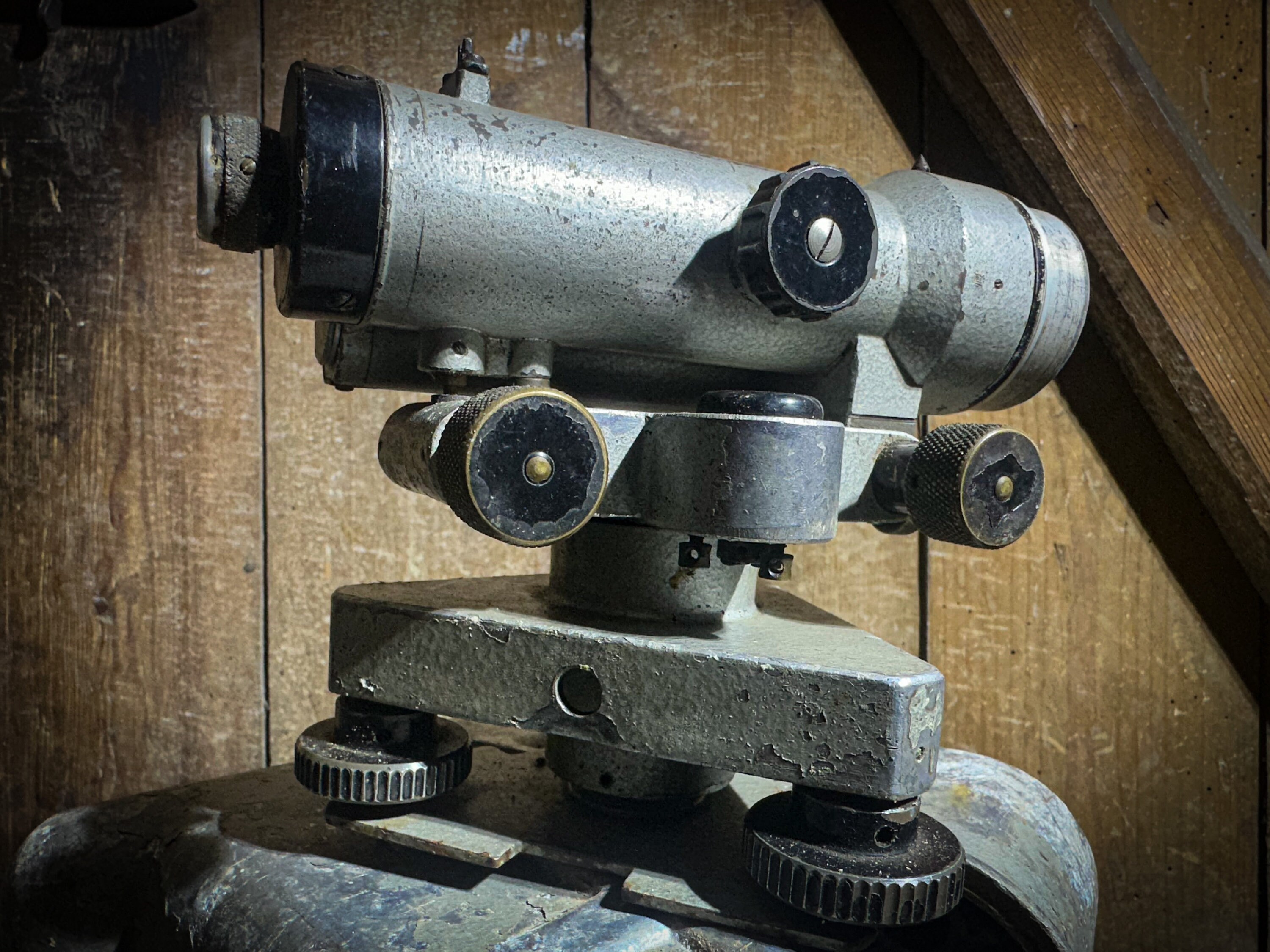 Optical Leveler USSR Vintage Theodolite, Optical Surveying Leveler, N-3 Soviet Tool ...