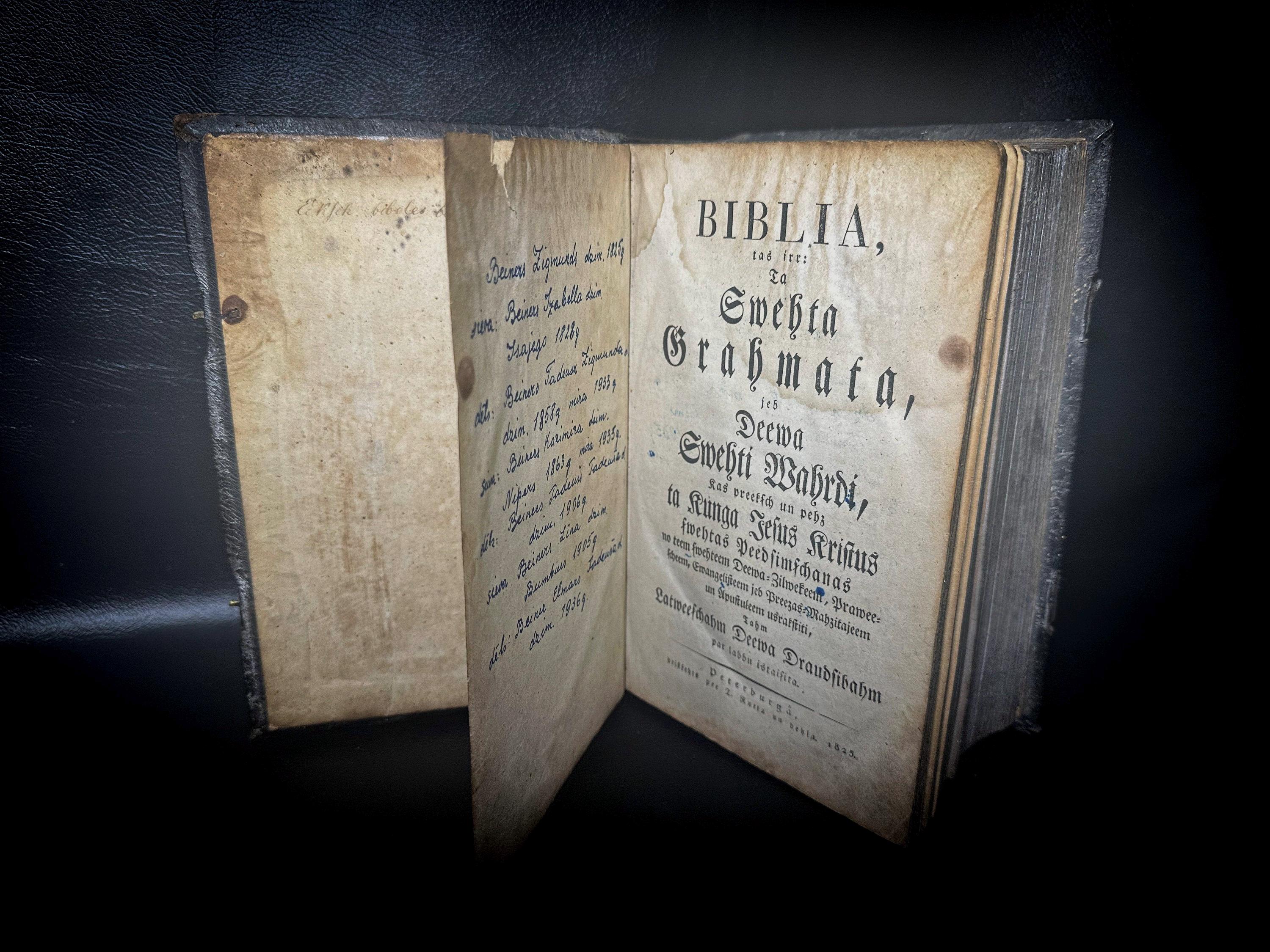 アンティーク19世紀の聖書ビブリア アンティーク19世紀の聖書ビブリア