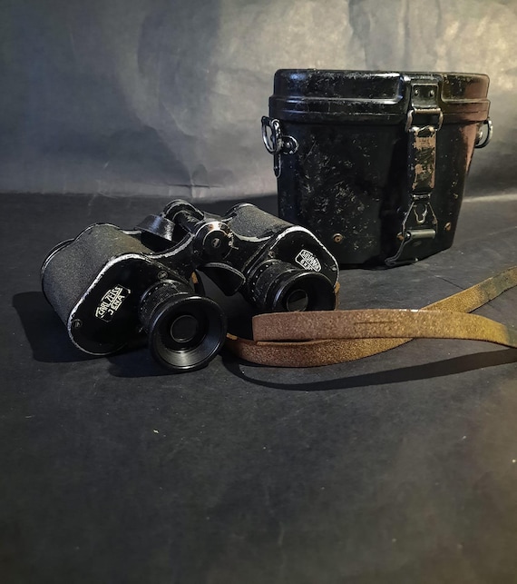 World War 2, Binoculars 1942, CARL ZEISS JENA, Silvamar 6x30, N145 with  1942 Authentic Bakelite Case, Sweden Contract, Very Rare Binoculars