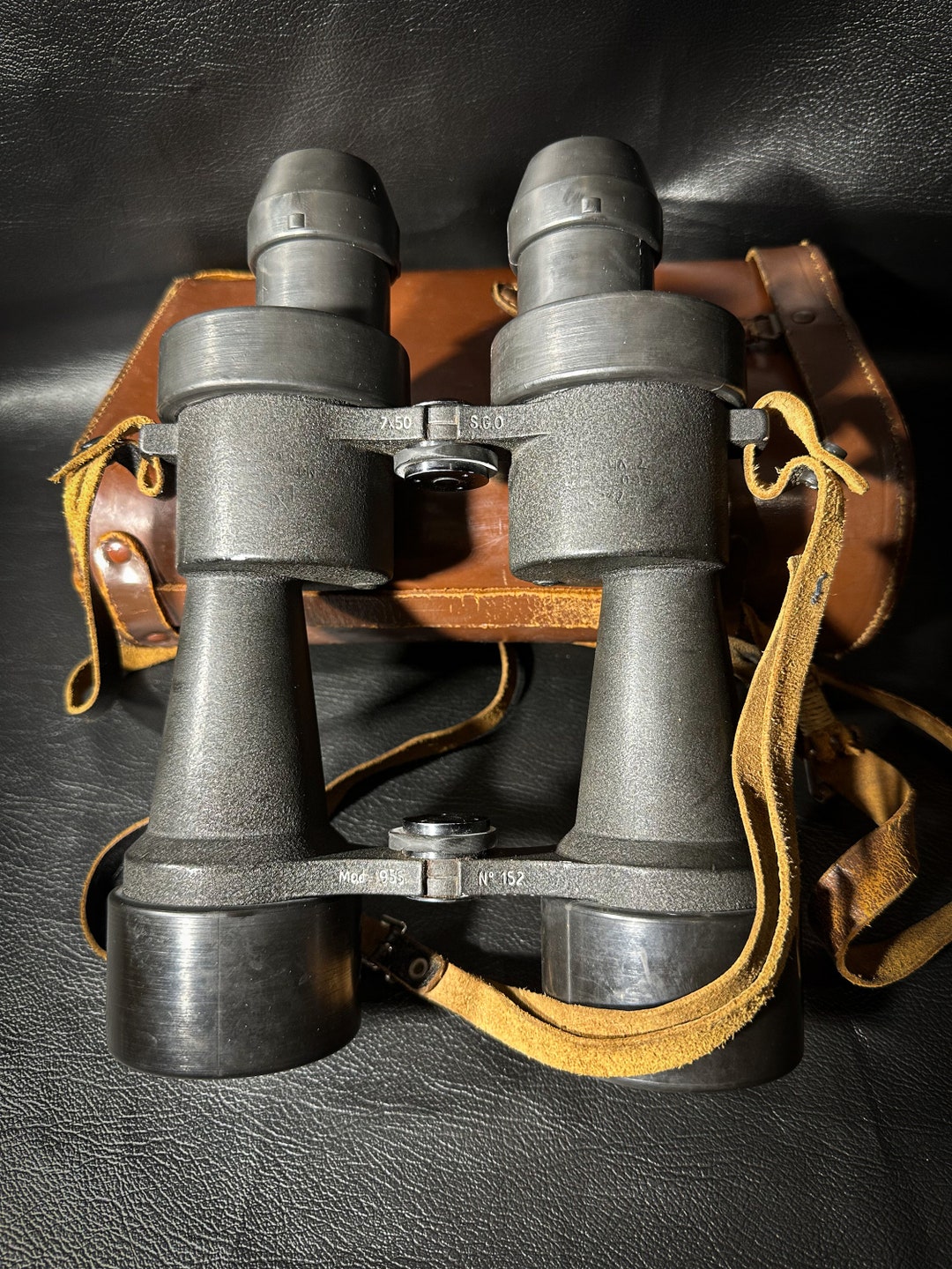 HUET Marine NAVY 1955 Paris 7x50 SGO Binoculars Authentic Etsy