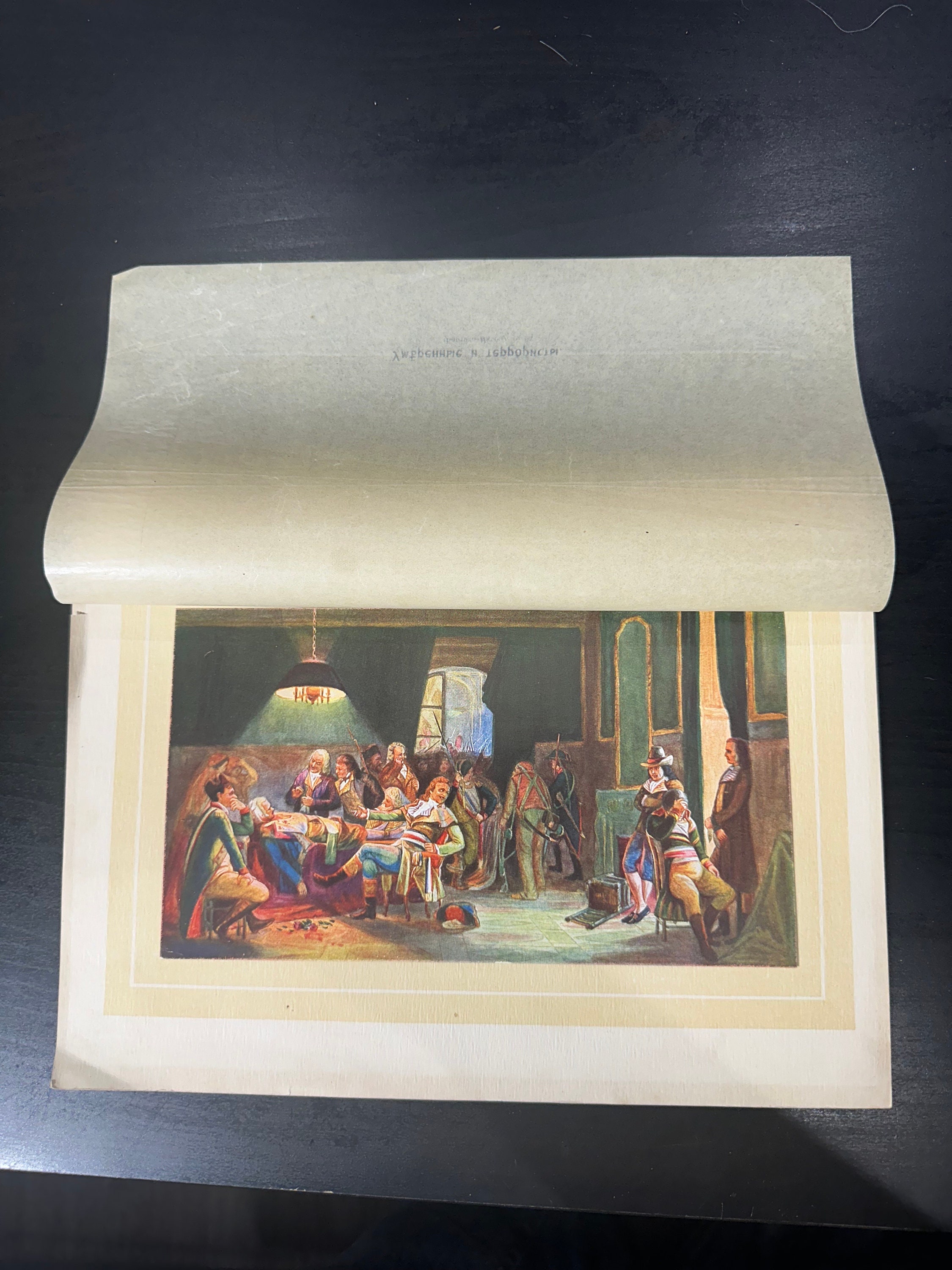 Antique Print Phototyped Gravure of Valery Jacobi Paint - «Moderates and Terrorists” Old Authentic Print