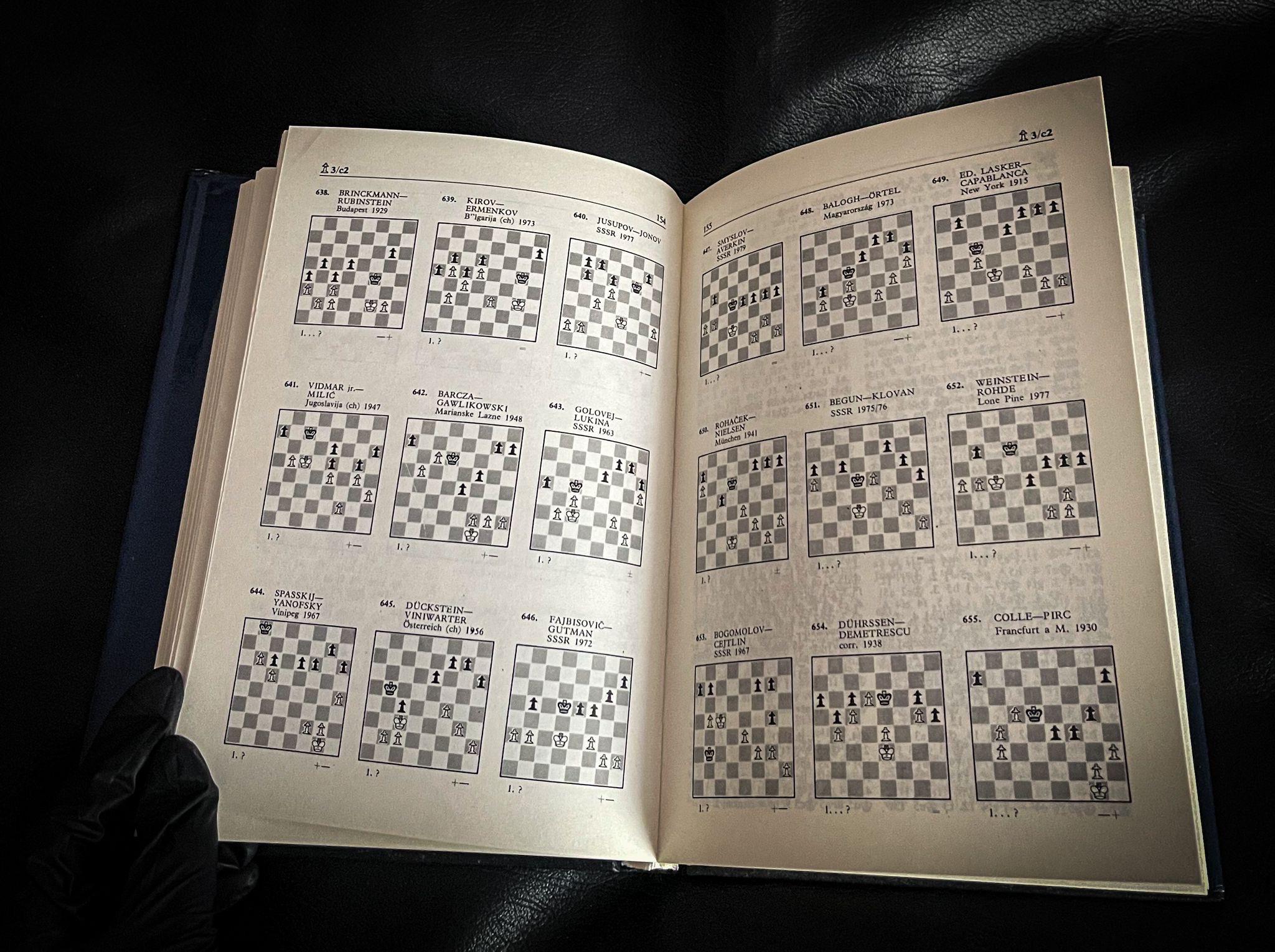 Chess Endings Vintage Book, Old Serbian Chess Encyclopaedia, Rare Chess Book, Yugoslavian Intellectual Endgame Manual, Chess Collection