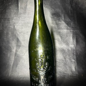 Antique Beer Bottle, Bottle Collection, Rare Bottle,  BREWERIANA Treasue, RAMZAY & Co LIBAVA, Tsar Era Beer Bottle, Collectible Beer Bottle
