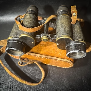 NKVD-uitrusting, uiterst zeldzame optiek, OGPU-geschiedenis, Hammer & Sickle, GOMZ-fabriek, nr. 44906, verrekijker rode legerofficier 6 x 30, militaire geschiedenis